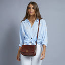 THE BRIDGE Borsa pelle tracolla a scomparti Story Donna