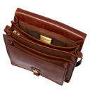 THE BRIDGE Borsa pelle tracolla a scomparti Story Donna