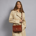 THE BRIDGE Borsa pelle tracolla a scomparti Story Donna