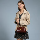 THE BRIDGE Bauletto in pelle con tracolla removibile Story Donna