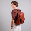 THE BRIDGE Zaino in pelle porta pc uomo una zip GALILEO