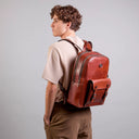 THE BRIDGE Zaino in pelle porta pc uomo due zip GALILEO