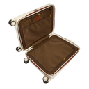 THE BRIDGE Trolley in pelle e policarbonato cabin Story Viaggio Trunks