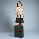 THE BRIDGE Trolley in pelle e policarbonato cabin Story Viaggio Trunks