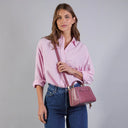 THE BRIDGE Borsa a mano in pelle con tracolla removibile LAURA