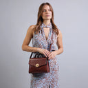 THE BRIDGE Borsa in pelle donna con tracolla removibile IRENE