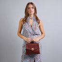 THE BRIDGE Borsa in pelle donna con tracolla removibile IRENE