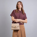 THE BRIDGE Borsa in pelle donna con tracolla removibile IRENE