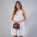 THE BRIDGE Borsa in pelle donna con tracolla removibile IRENE