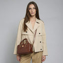 THE BRIDGE Bauletto in pelle con tracolla removibile Story Donna