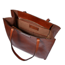THE BRIDGE Borsa shopper pelle MIRRA
