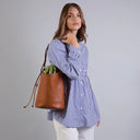 THE BRIDGE Borsa secchiello in pelle morbida LUCE SOFT