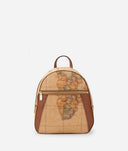ALVIERO MARTINI Geo Classic zaino con inserti frontali in pelle