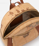ALVIERO MARTINI Geo Classic zaino con inserti frontali in pelle