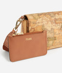 ALVIERO MARTINI Borsa a tracolla in goffrato Geo Classic Naturale