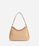 ALVIERO MARTINI Borsa sottospalla in rafia Naturale linea Sunny