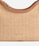 ALVIERO MARTINI Borsa sottospalla in rafia Naturale linea Sunny
