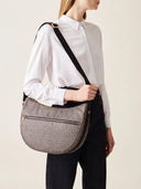 BORBONESE ECO LINE LUNA BAG MIDDLE