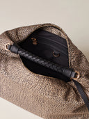 BORBONESE PLIE BORSA HOBO SMALL