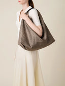 BORBONESE PLIE BORSA HOBO LARGE