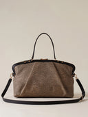 BORBONESE FRAME BORSA BAULETTO MEDIUM