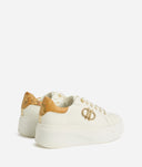 ALVIERO MARTINI Sneaker in eco nappa con logo 1C Bianche