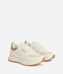 ALVIERO MARTINI Running in eco nappa liscia con logo 1ᴬ Classe Bianche