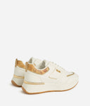 ALVIERO MARTINI Running in eco nappa liscia con logo 1ᴬ Classe Bianche