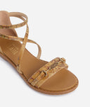 ALVIERO MARTINI Sandali a tallone chiuso in eco nappa Geo Classic