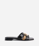 ALVIERO MARTINI Sandali fascia in pelle liscia con inserti Geo Classic