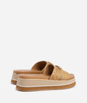 ALVIERO MARTINI Sandali fascia in eco nappa con zeppa EVA micro Geo Classic