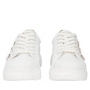 TOSCA BLU Sneaker gioiello Astrid in pelle con borchie colore bianco