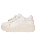 TOSCA BLU Sneaker gioiello Clara in pelle con perle