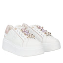 TOSCA BLU Sneaker gioiello Clara in pelle con perle