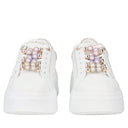 TOSCA BLU Sneaker gioiello Clara in pelle con perle