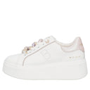 TOSCA BLU Sneaker gioiello Clara in pelle con perle