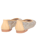 TOSCA BLU Ballerina Chantilly in rete con strass
