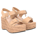 TOSCA BLU Zeppa Tulum in suede colore beige