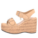 TOSCA BLU Zeppa Tulum in suede colore beige