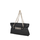 TOSCA BLU Pochette gioiello Capri in pelle colore nero