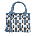 TOSCA BLU Shopping in pelle intrecciata Miami
