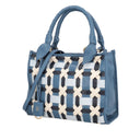 TOSCA BLU Shopping in pelle intrecciata Miami