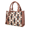 TOSCA BLU Shopping in pelle intrecciata Miami