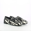 THE FLEXX MAUDE-CAVALLINO/NAPPA-ZEBRA/BLACK