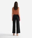ALVIERO MARTINI Pantaloni in cady con gioiello 1ᴬ Classe Neri