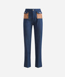 ALVIERO MARTINI Jeans in denim leggero con tasche applicate Blu Scuro