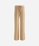 ALVIERO MARTINI Pantaloni con tasconi in fluido mano pesca Deserto