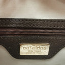 CALEIDOS Borsa a spalla in canvas e pelle mis. grande Made in Italy