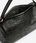 Alviero Martini Antique Geo Leather bauletto Nero