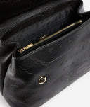 Alviero Martini Antique Geo Leather tracolla Nera